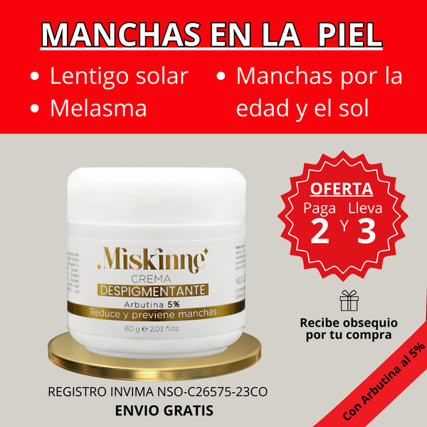 MISKINNE anti manchas 👉 Máxima efectividad